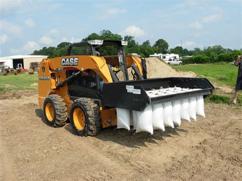 skid steer sand master|skid steer for sandbagging.